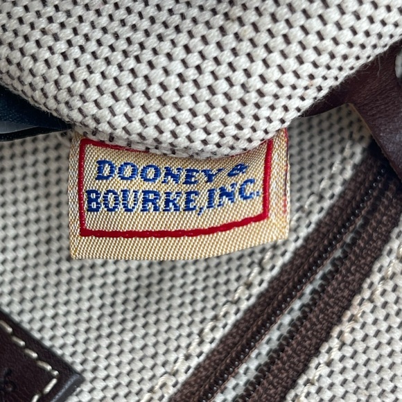 Vintage Dooney & Bourke Handbag Envelope Purse All Weather Pebbled Leather - Picture 10 of 13